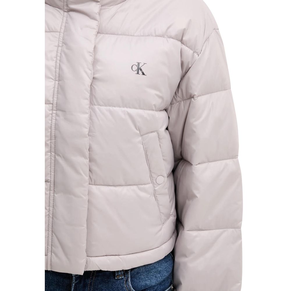Calvin Klein Jeans SHINE CROP PUFFER JACKET