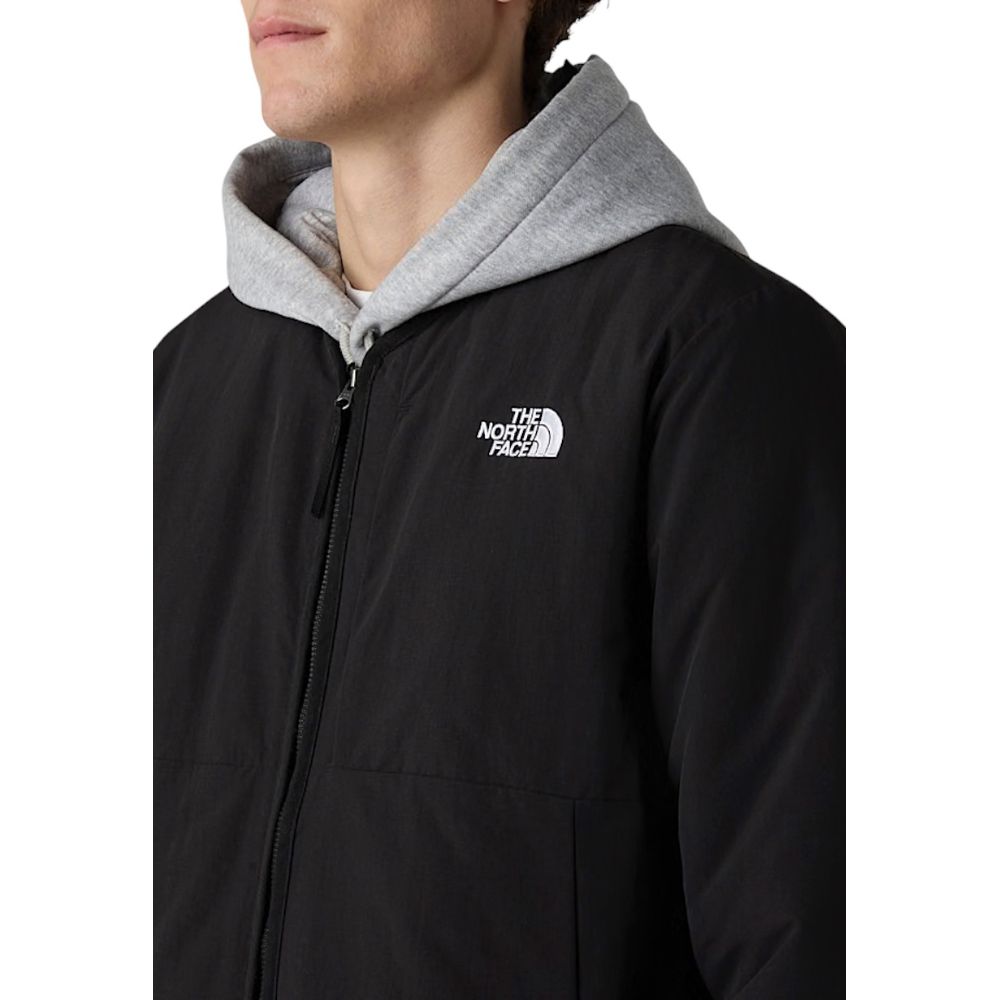 The North Face Black Nylon Coat - M ILTI Liner Jacket for Men