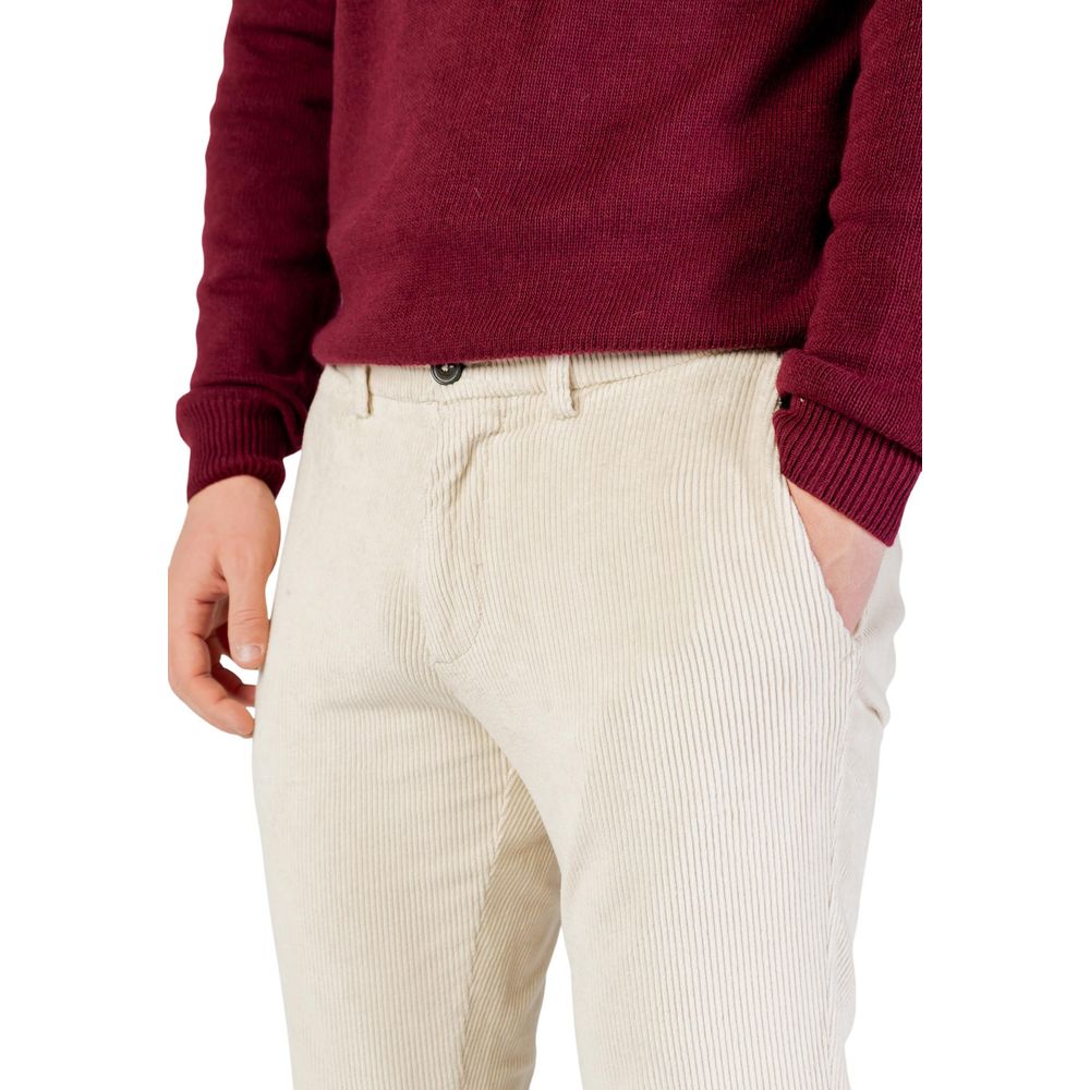 Borghese 5WPA01 V08/VL08 Beige Cotton Pants for Men