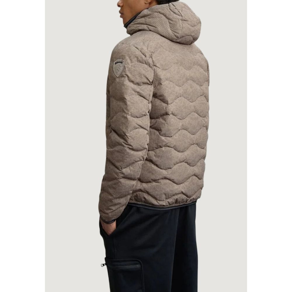 Blauer Brown Polyester Coat - WAVE 25WBLUC03074 Men's Down Jacket