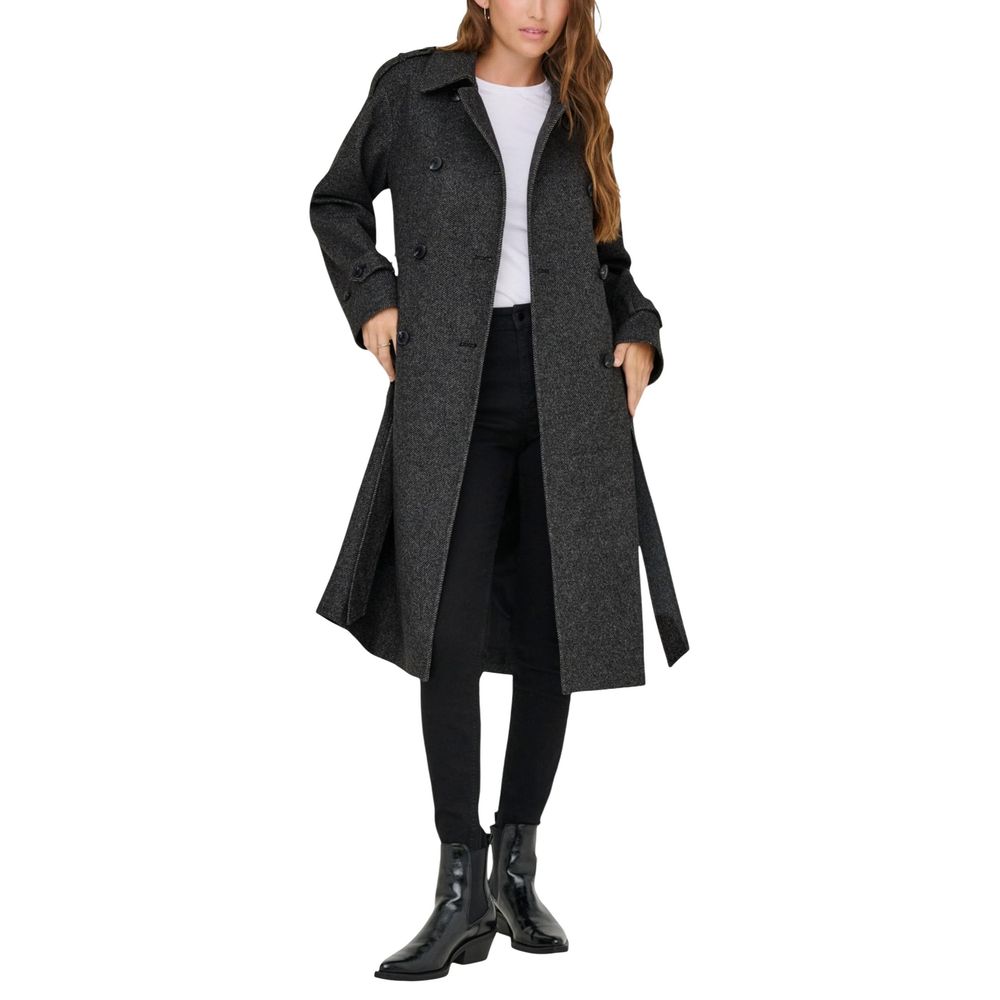 Only ONLASTA TRENCHCOAT OTW 15363034 - Grey Recycled Polyester Coat