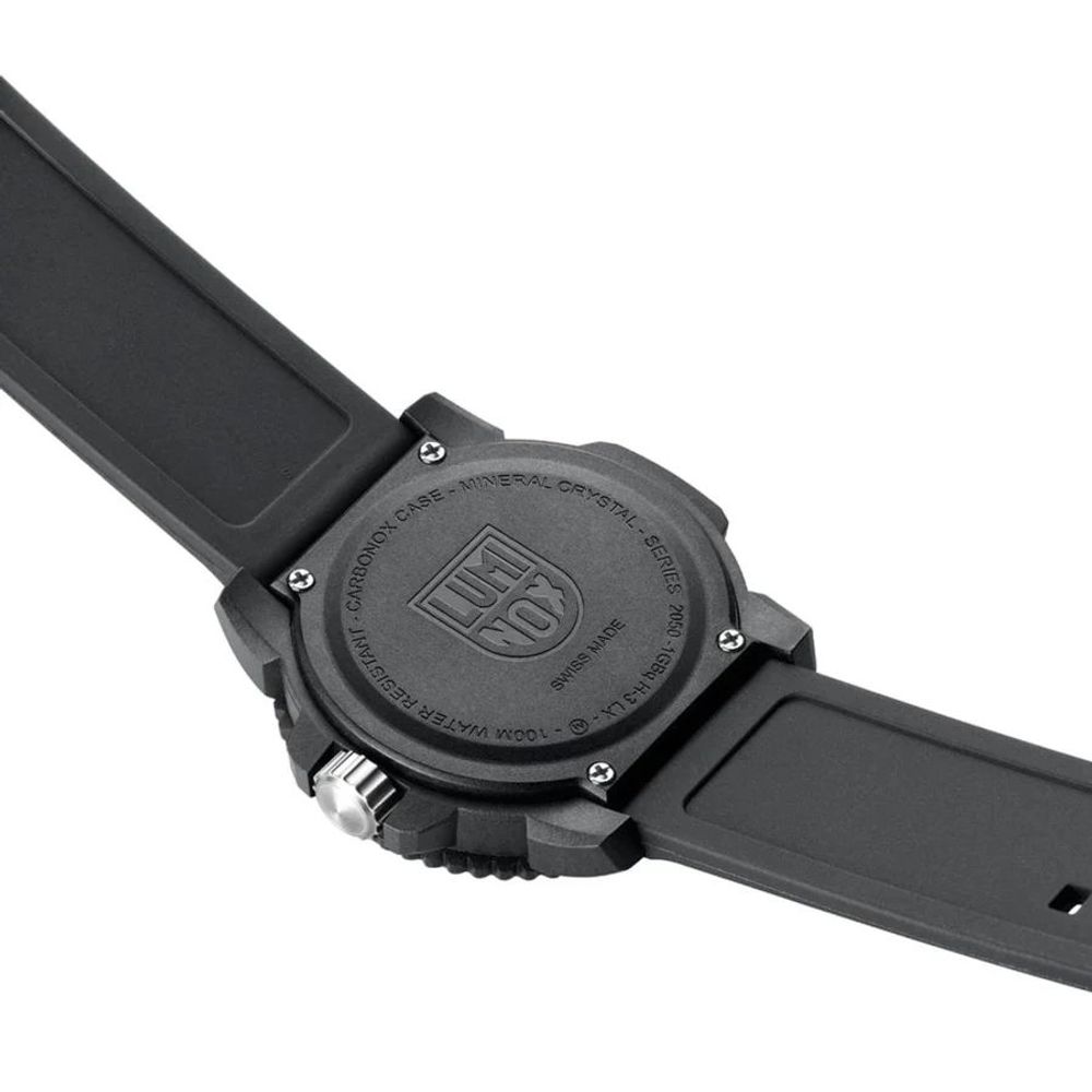 Luminox Black Resin Sport Watch for Men with Quartz Movement
