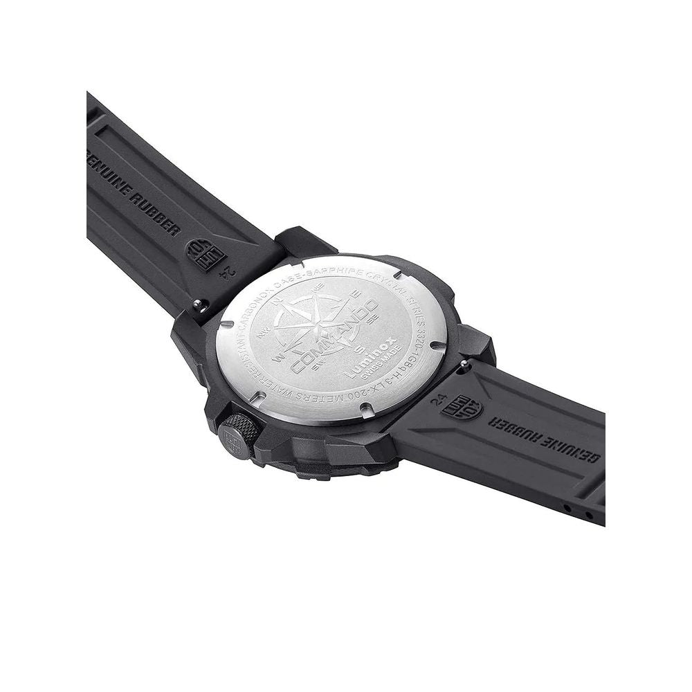Luminox Men's Black Resin Sport Watch with Dual Time Function