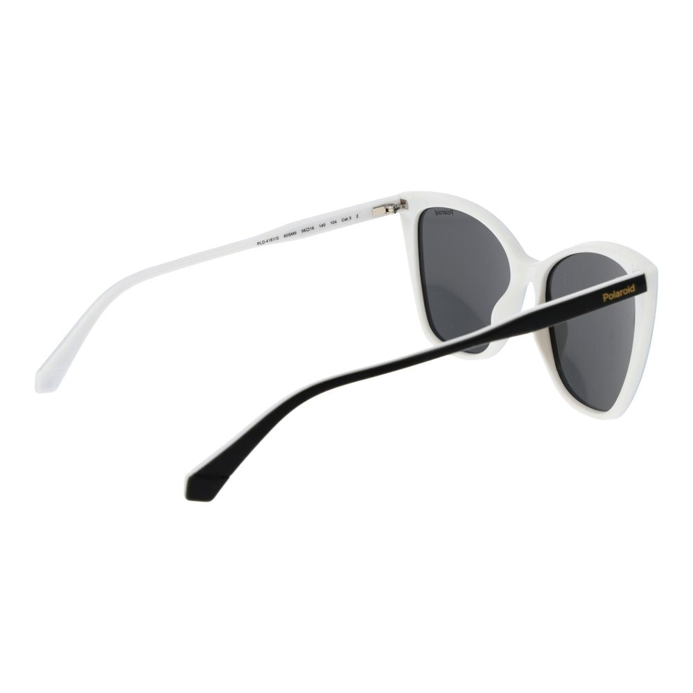Polaroid Women's Sunglasses – Black Polycarbonate Frame, Grey Polarized Lenses