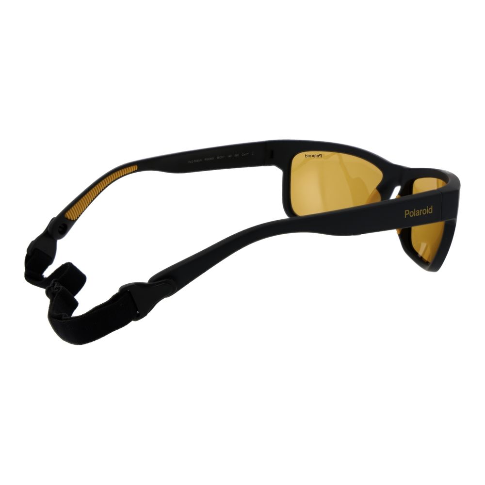 Polaroid Men's Sunglasses – Black Full-Rim Frame, Polarized Lenses