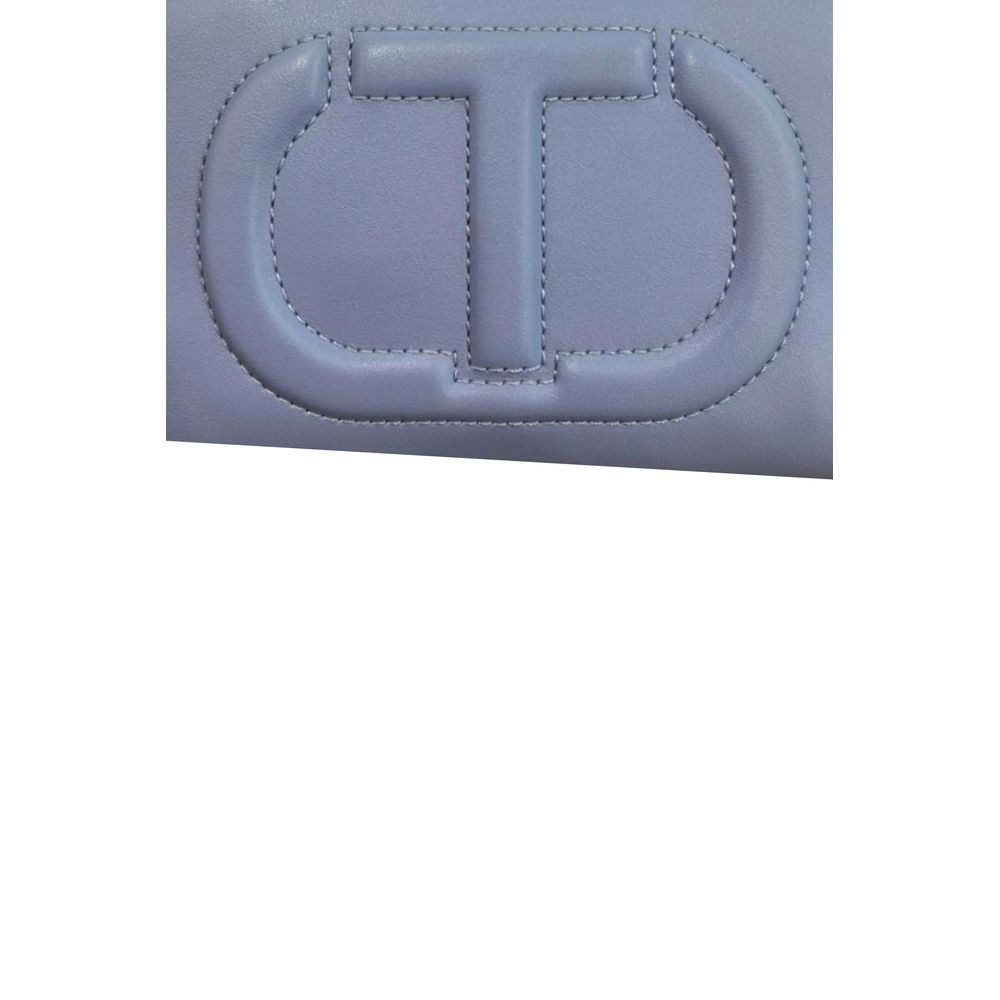 Twinset Blue PU Women Crossbody Bag