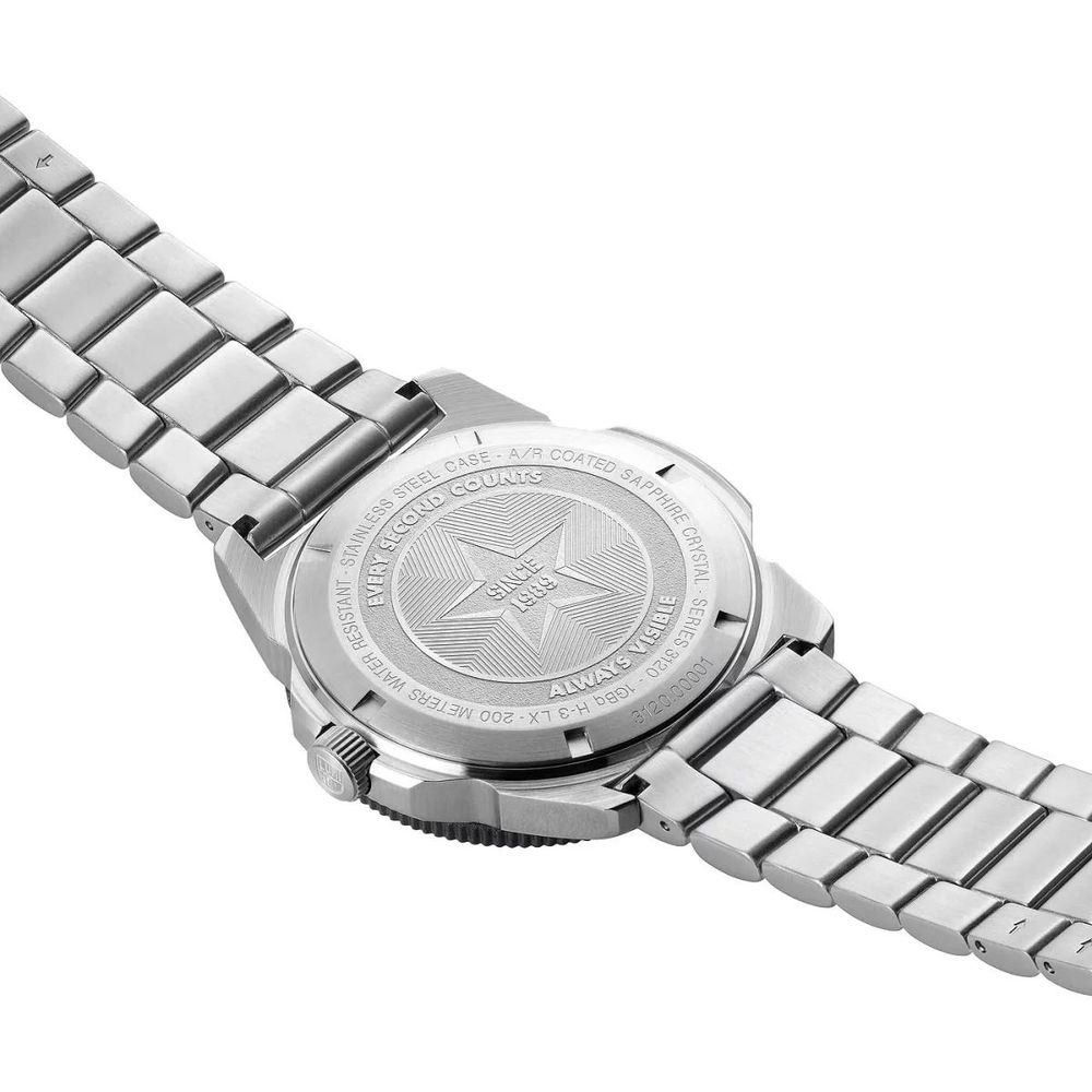 Luminox Men’s Gray Stainless Steel Sport Watch with Luminosity