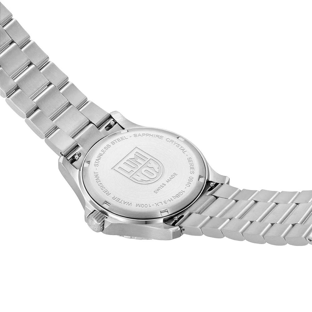 Luminox Men's Grey Stainless Steel Sport Watch with Timer