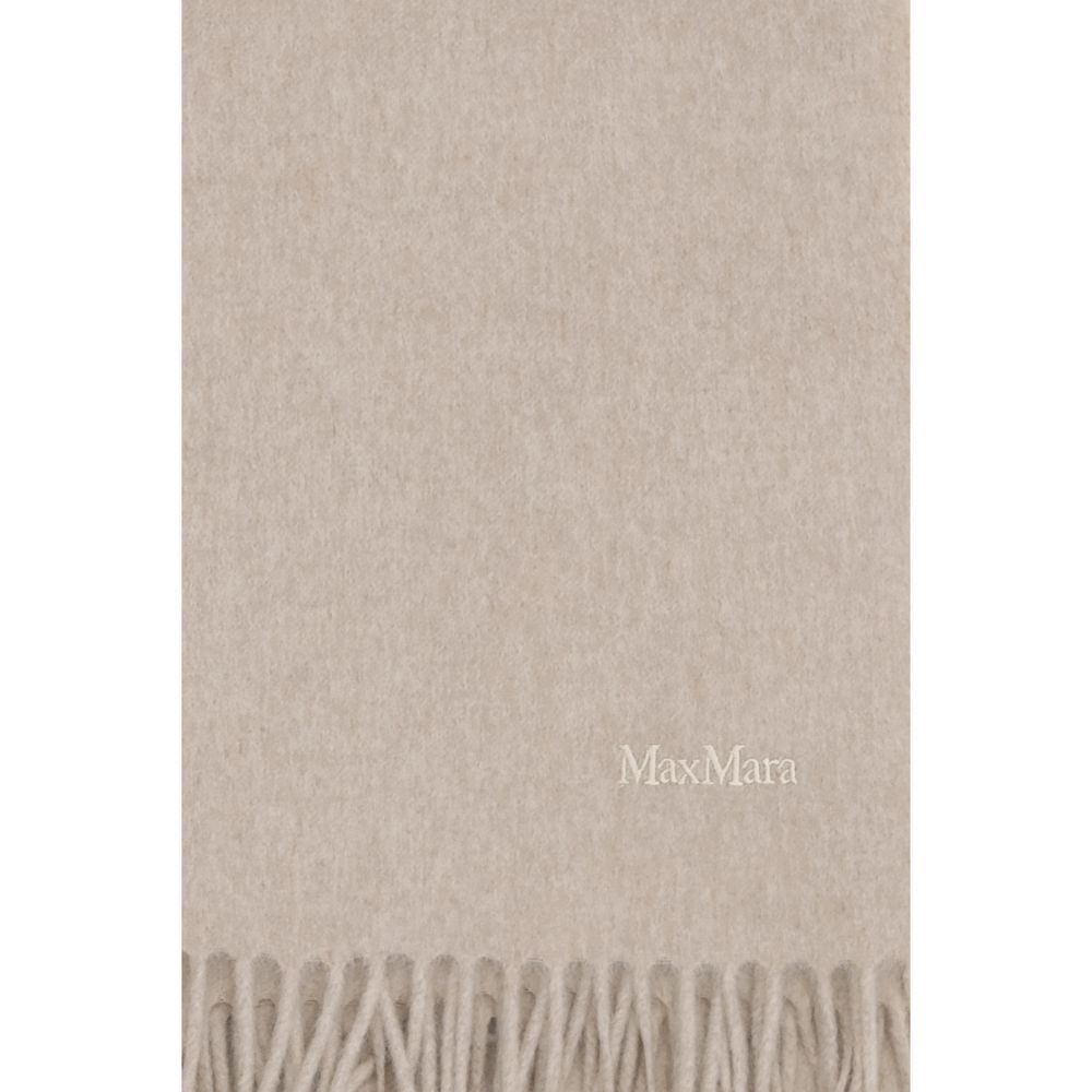 Max Mara Beige Cashmere Scarf - A Touch of Timeless Elegance