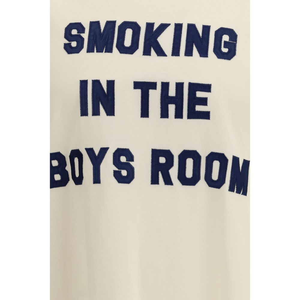 Dsquared2 Beige Cotton T-Shirt - Cucta Smoking in the Boys Room