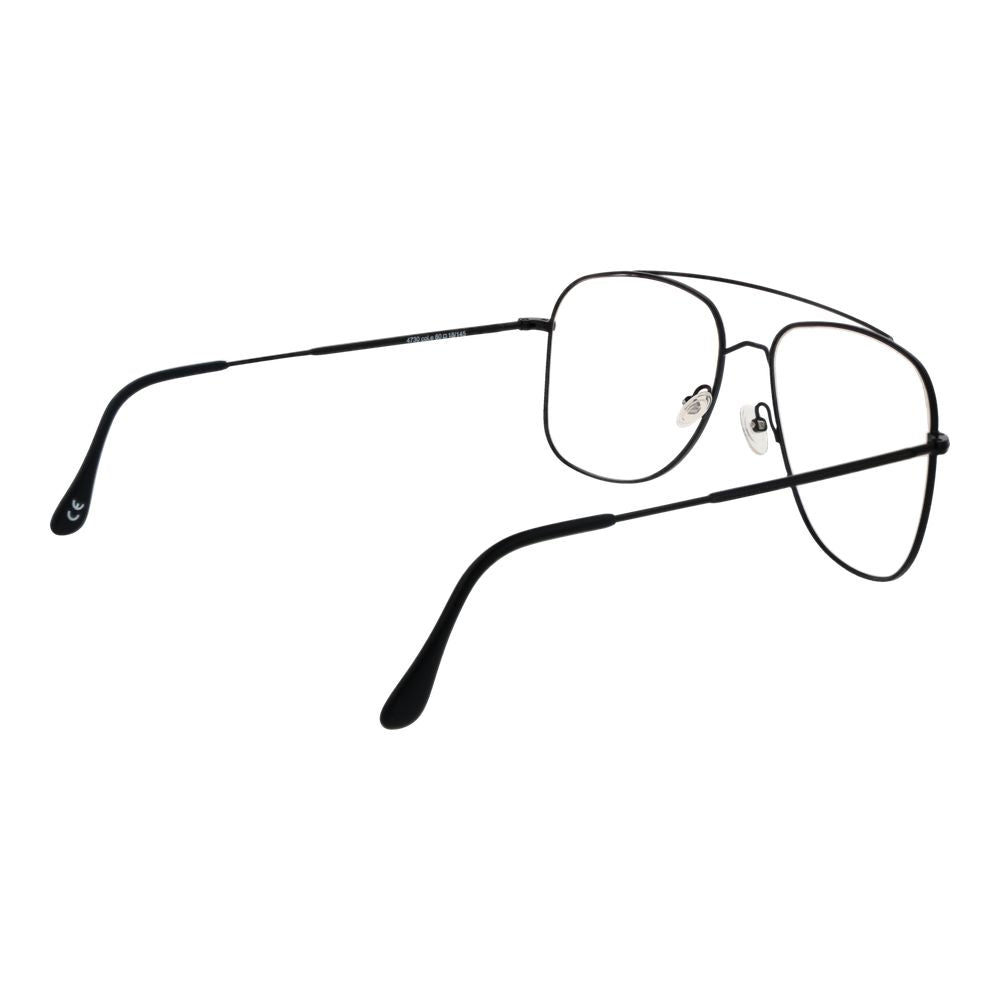 Andy Wolf Black Metal Glasses – Unisex Aviator Frames
