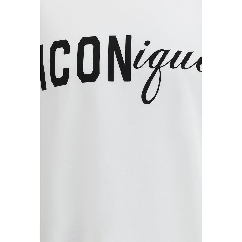 Dsquared² Icon Graphic White Cotton T-Shirt