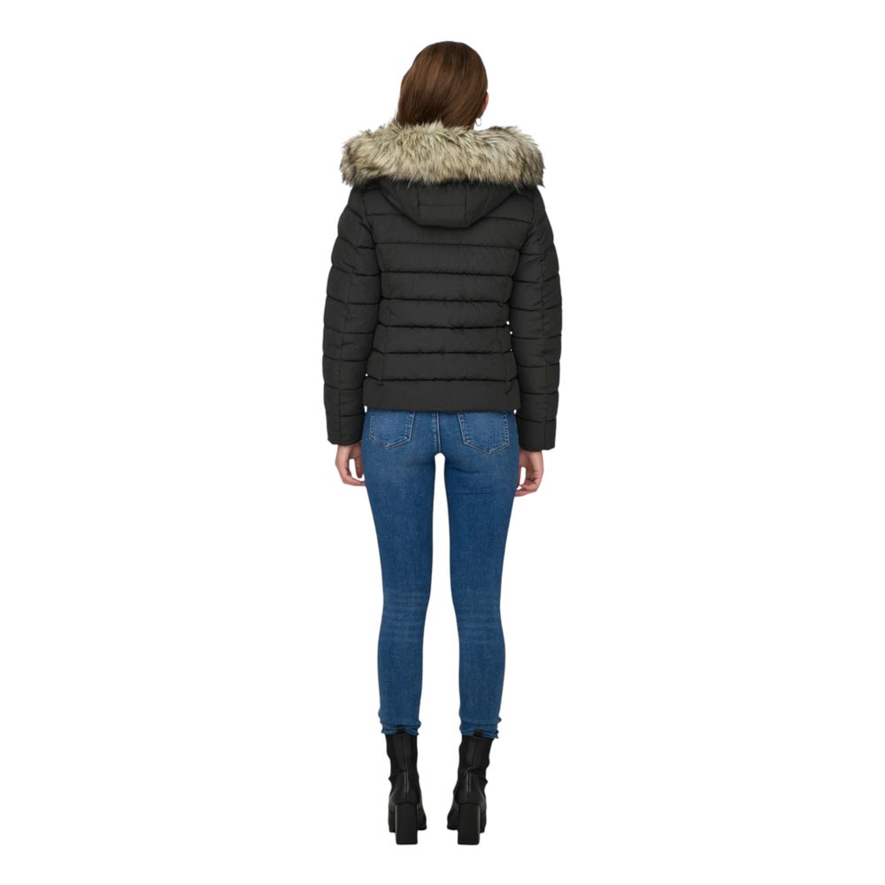 Only Gray Marabou Coat - ONLNEWLUNA QUILTED JACKET CC OTW 15304778