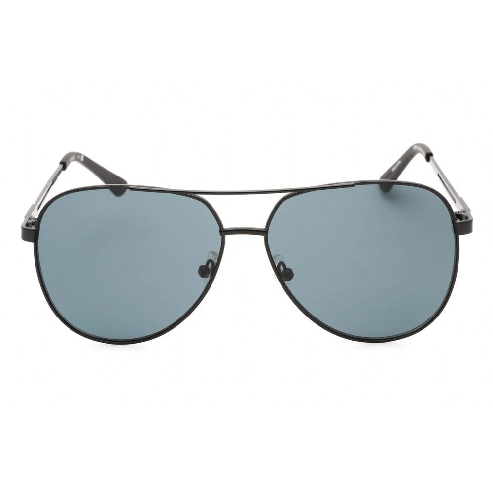 Guess Men’s Sunglasses – Black Metal Frame, Grey Lenses