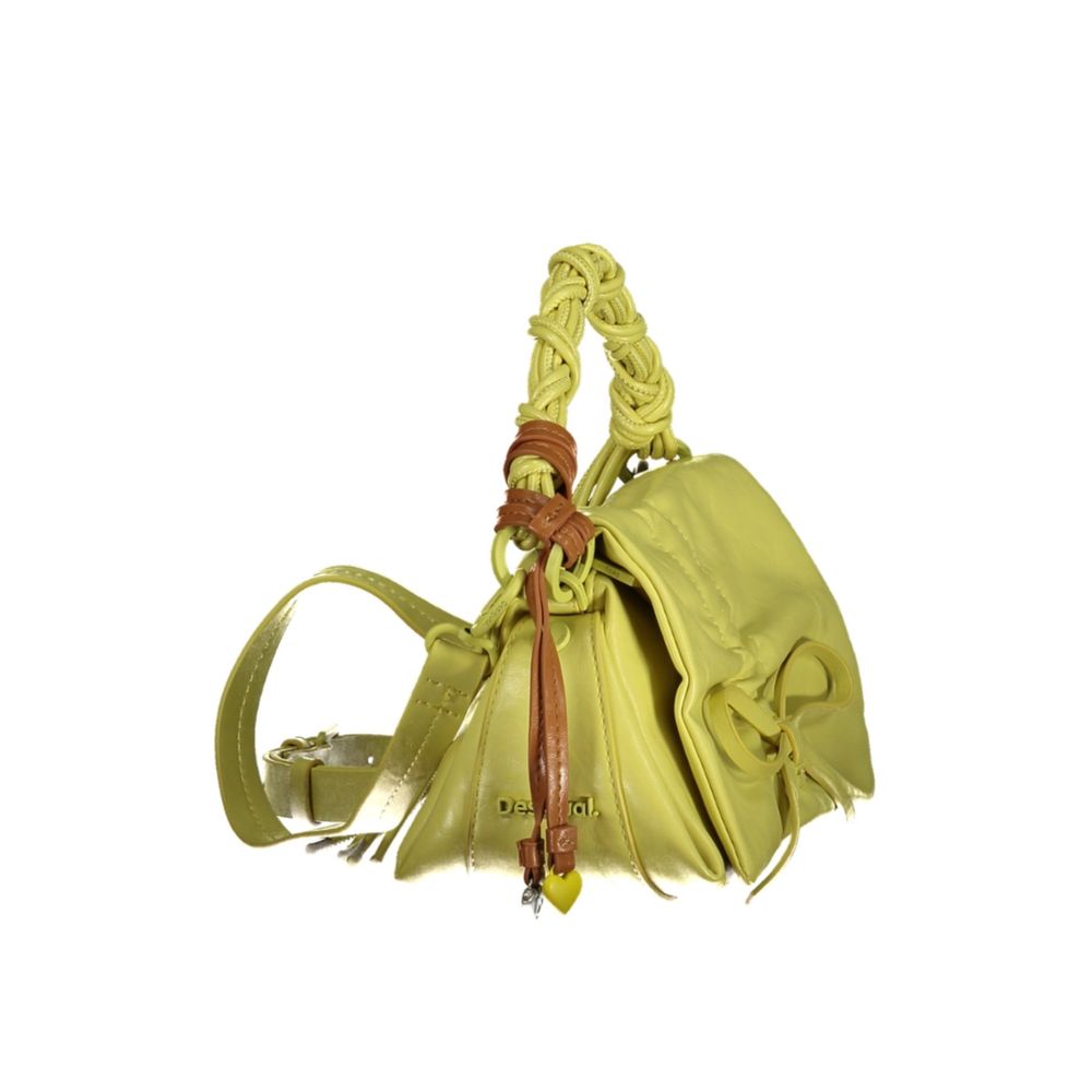 Desigual Yellow Polyethylene Handbag - Rodio Naron Mini Flap Bag