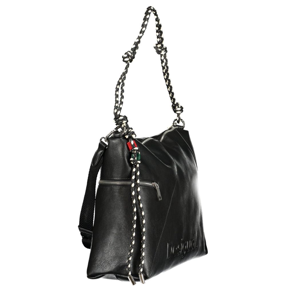Desigual HALF LOGO LEIRIA 2.0 Black Handbag