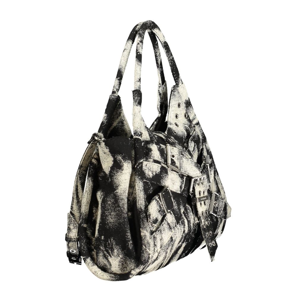 Desigual Nero Polyester Women's Handbag - URANIO HERITOWN 2.0 BAG
