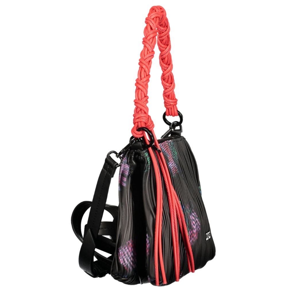 Desigual Black Polyethylene Handbag: XENON DORTMUND BAG