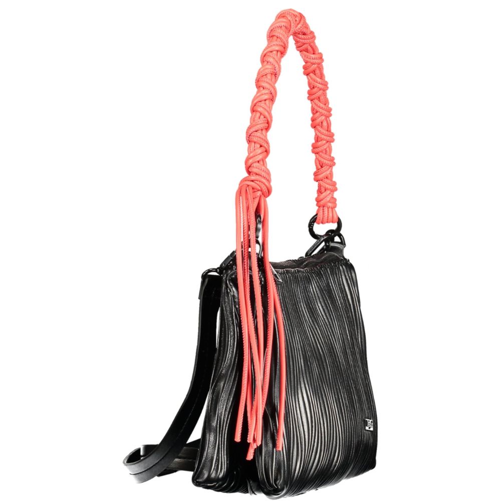 Desigual Black Polyethylene Handbag – Dortmund Lithium Bag