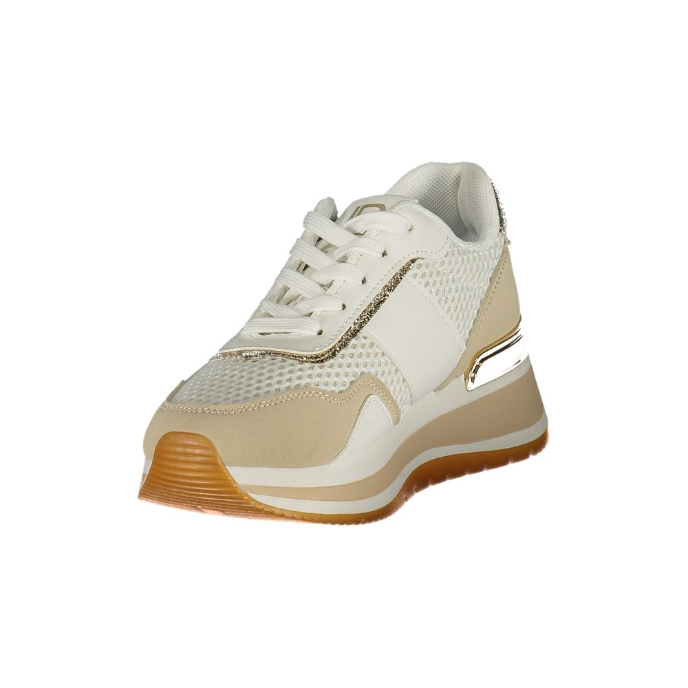 Laura Biagiotti Bianco Polyurethane Women’s Sneaker