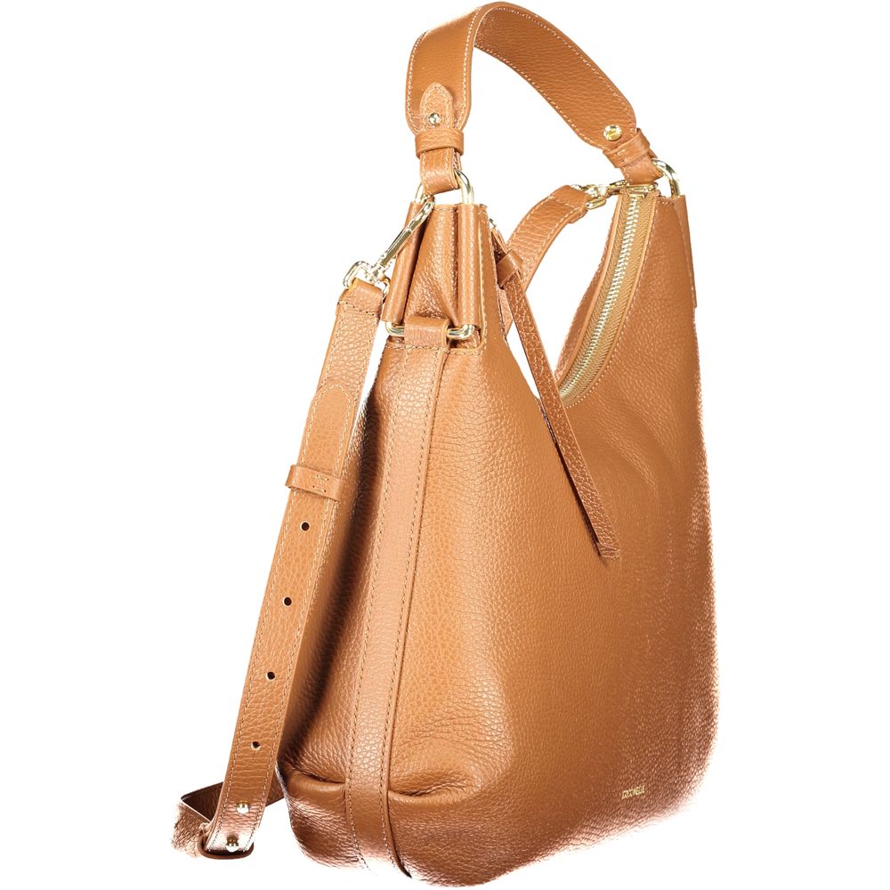 Coccinelle Brown Leather Rebekka Handbag