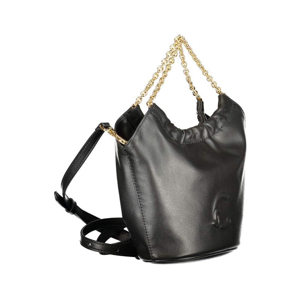 Coccinelle Black Leather Women Handbag - Smash Bag
