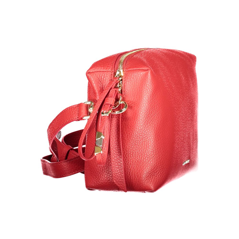 Coccinelle Red Leather Handbag - Nory Bag
