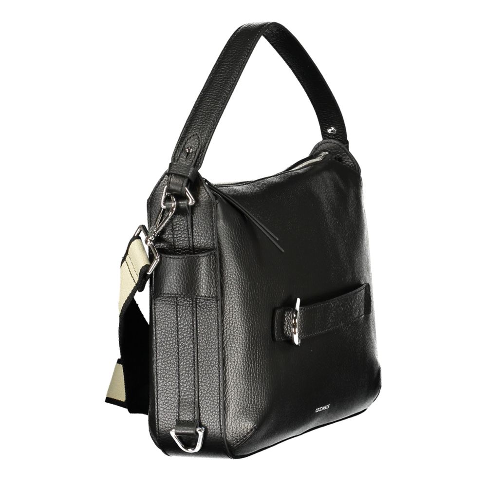 Coccinelle Nero Leather Gretel Ribbon Bag