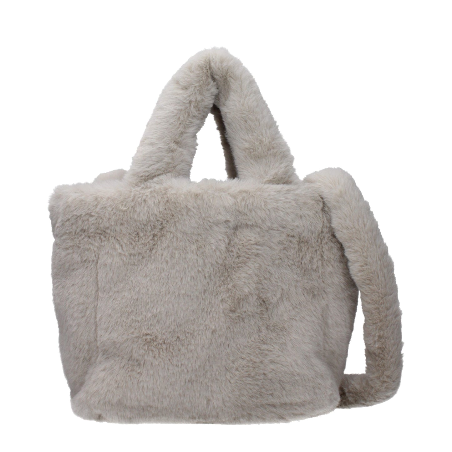Herno Gray Fur Handbag – Luxurious and Stylish