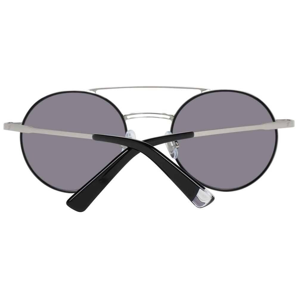 WEB EYEWEAR Women’s Silver Metal Sunglasses – Grey Lenses