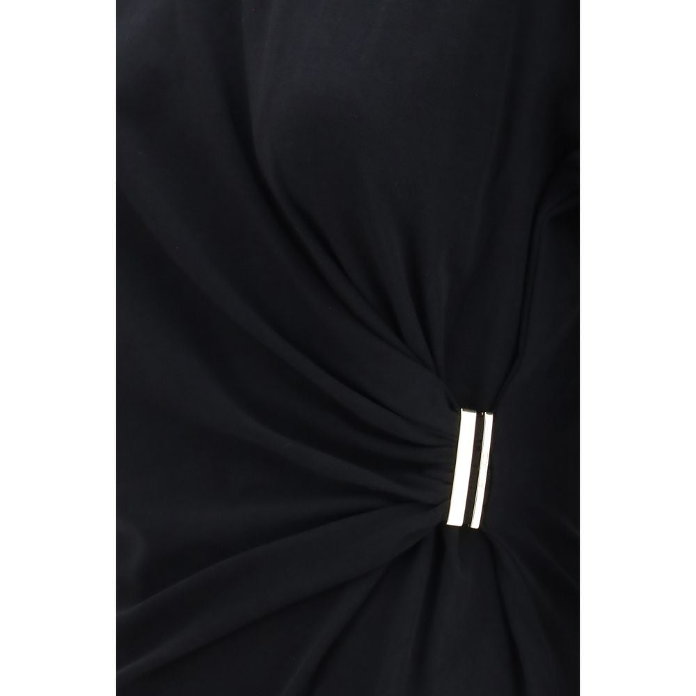 PINKO Mary Black Cotton T-Shirt