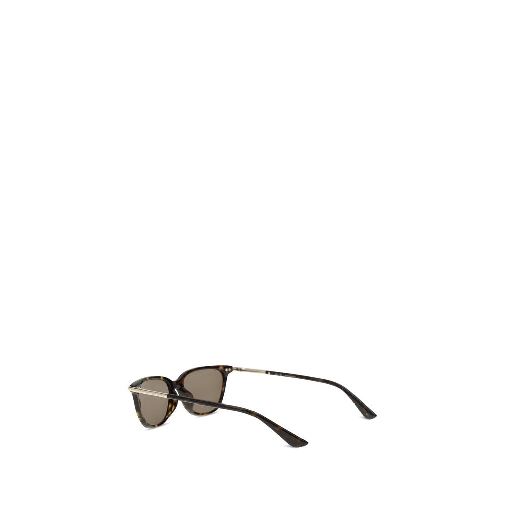 Alexander McQueen Women’s Cat-Eye Sunglasses – Brown Acetate Frame