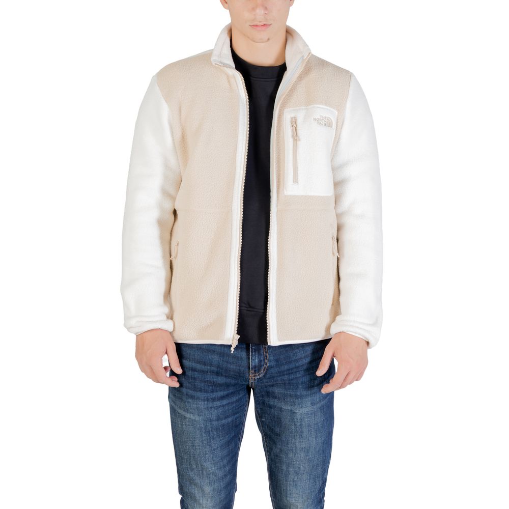 The North Face M Yumiori Full Zip Sweatshirt - Beige Polyester