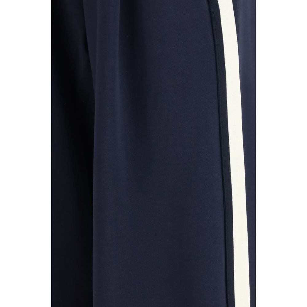 Max Mara Perdoni Blue Cotton Casual Pants
