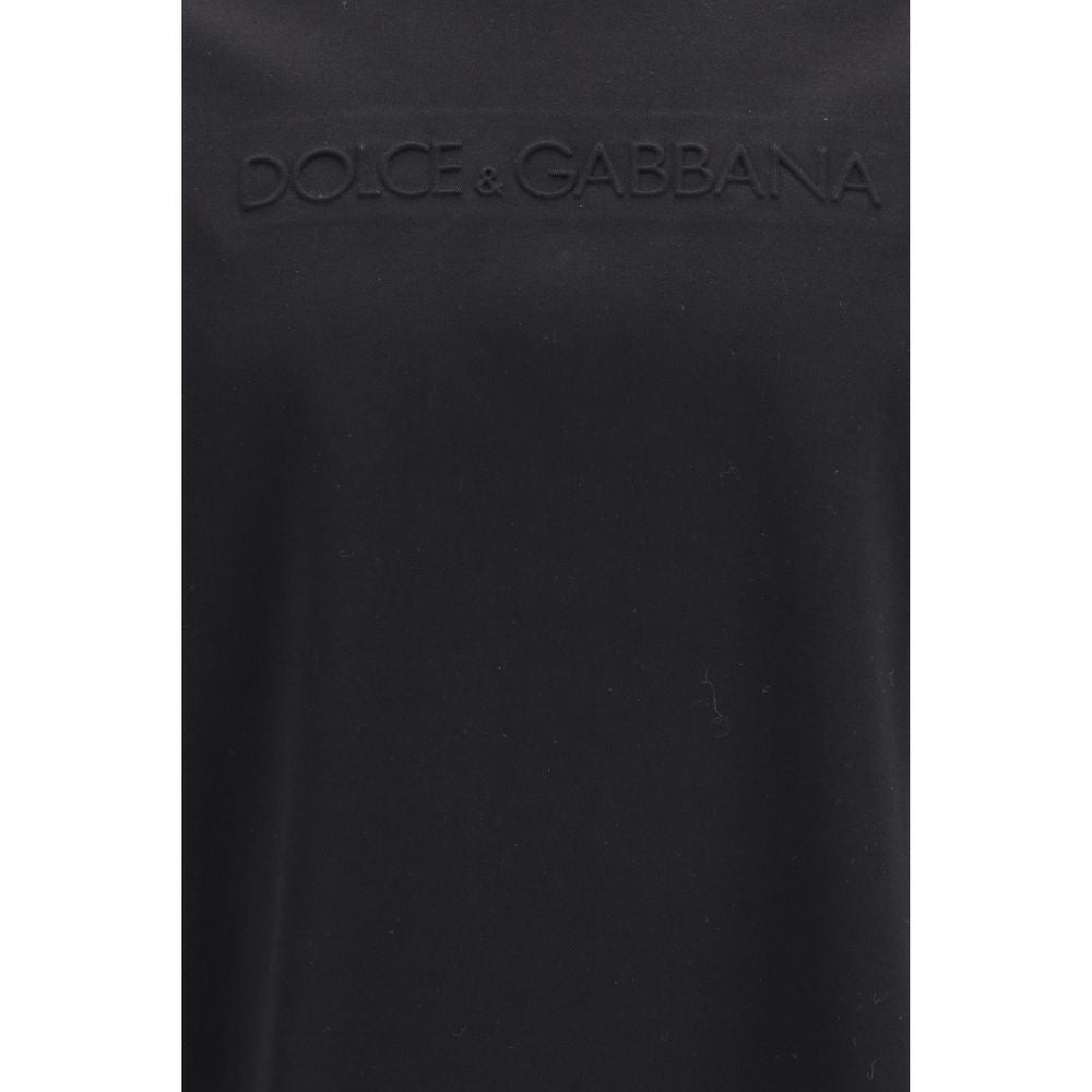 Dolce & Gabbana Black Cotton T-Shirt: Effortless Luxury for Everyday