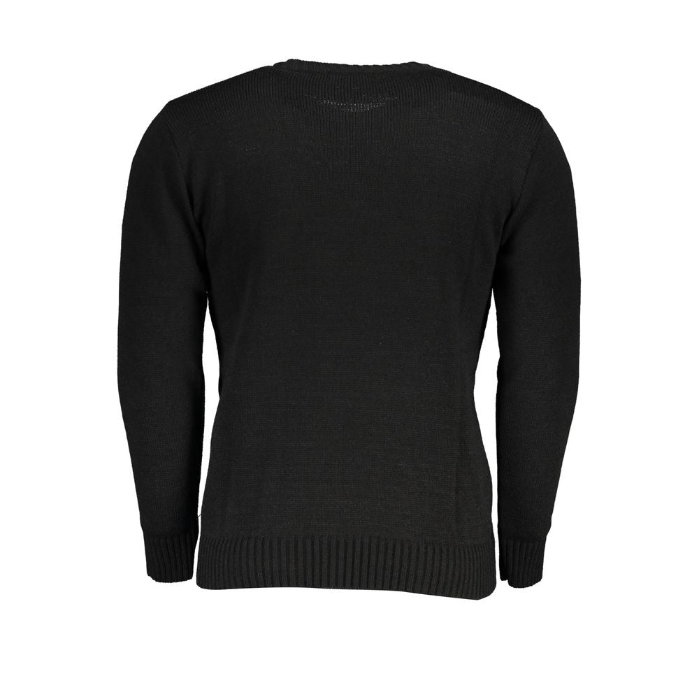U.S. Grand Polo Black Acrylic Men Sweater - XXL