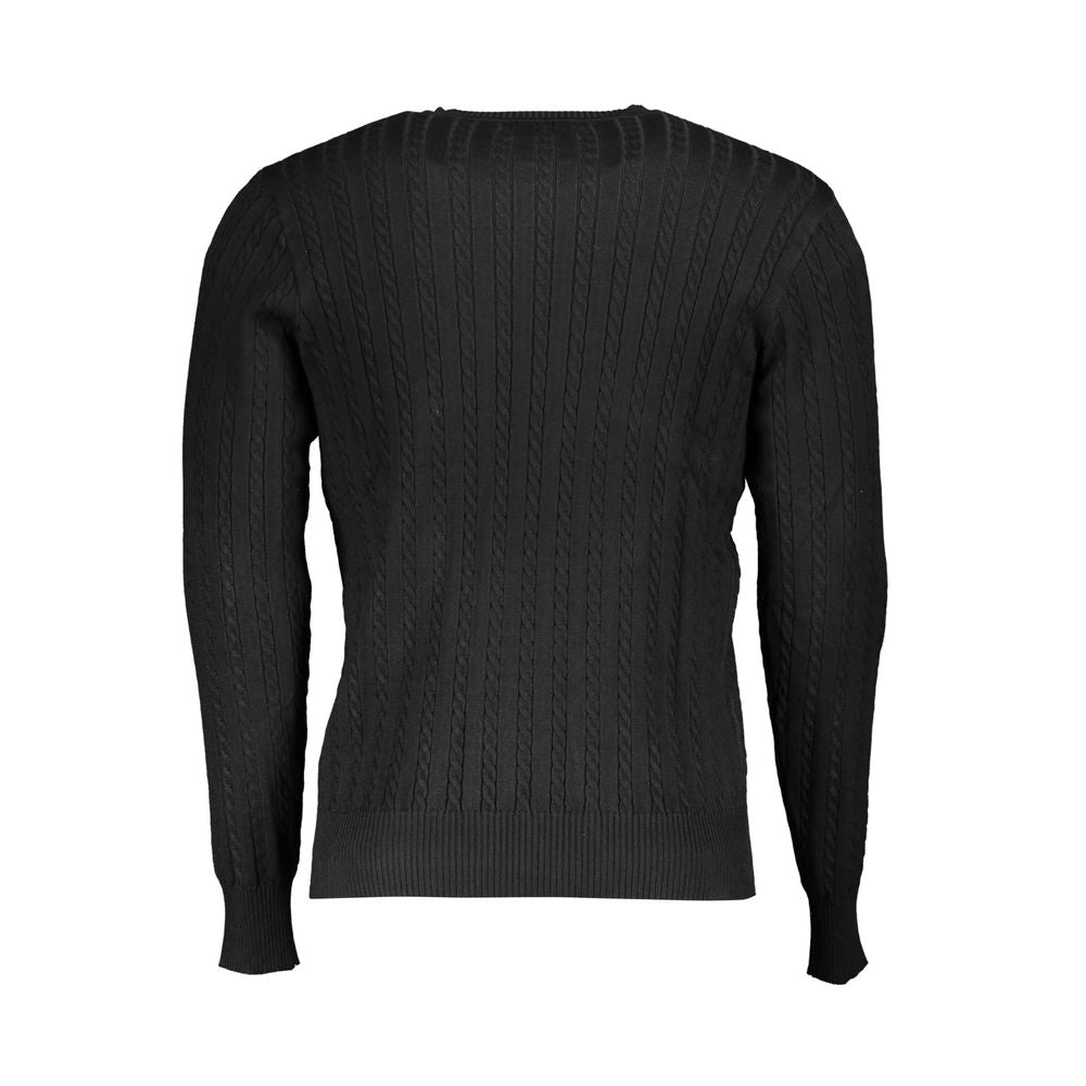 U.S. Grand Polo Nero Viscosa Men Sweater - XXL
