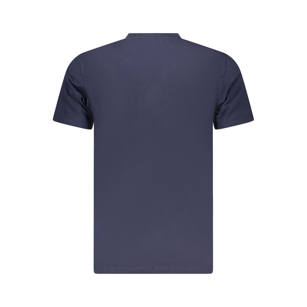 Iceberg Neon Blue Cotton Mens T-Shirt - Bold and Expressive Style
