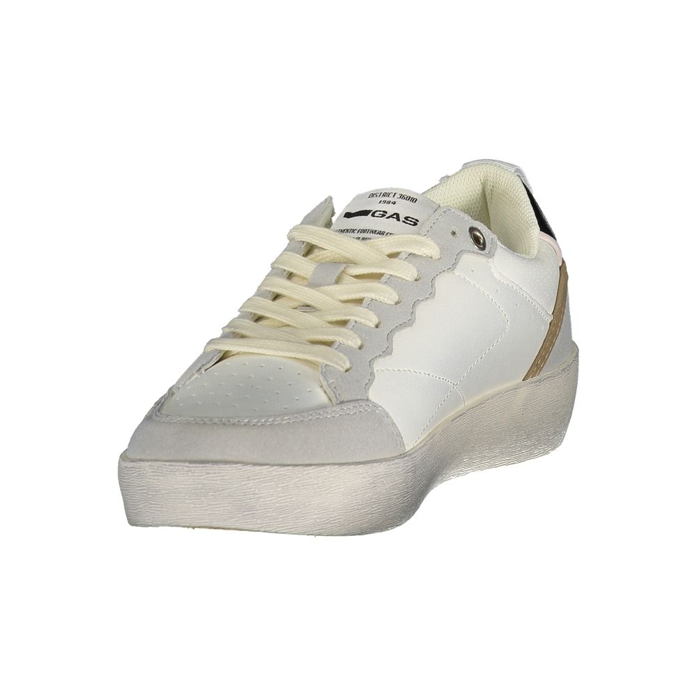 Gas Gray Polyester Athletic Sneakers for Women