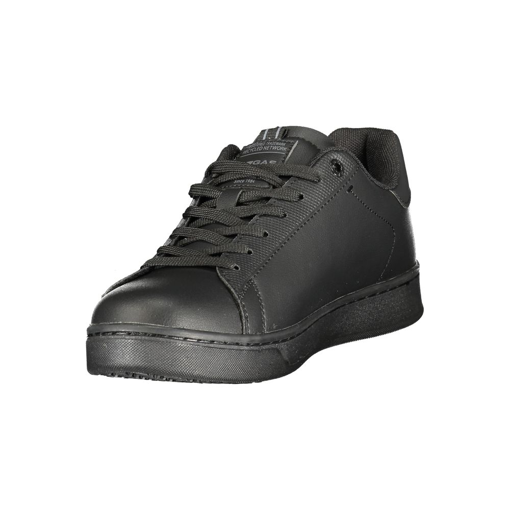 GAS Black Polyurethane Men Sneaker - SAMMY LTX