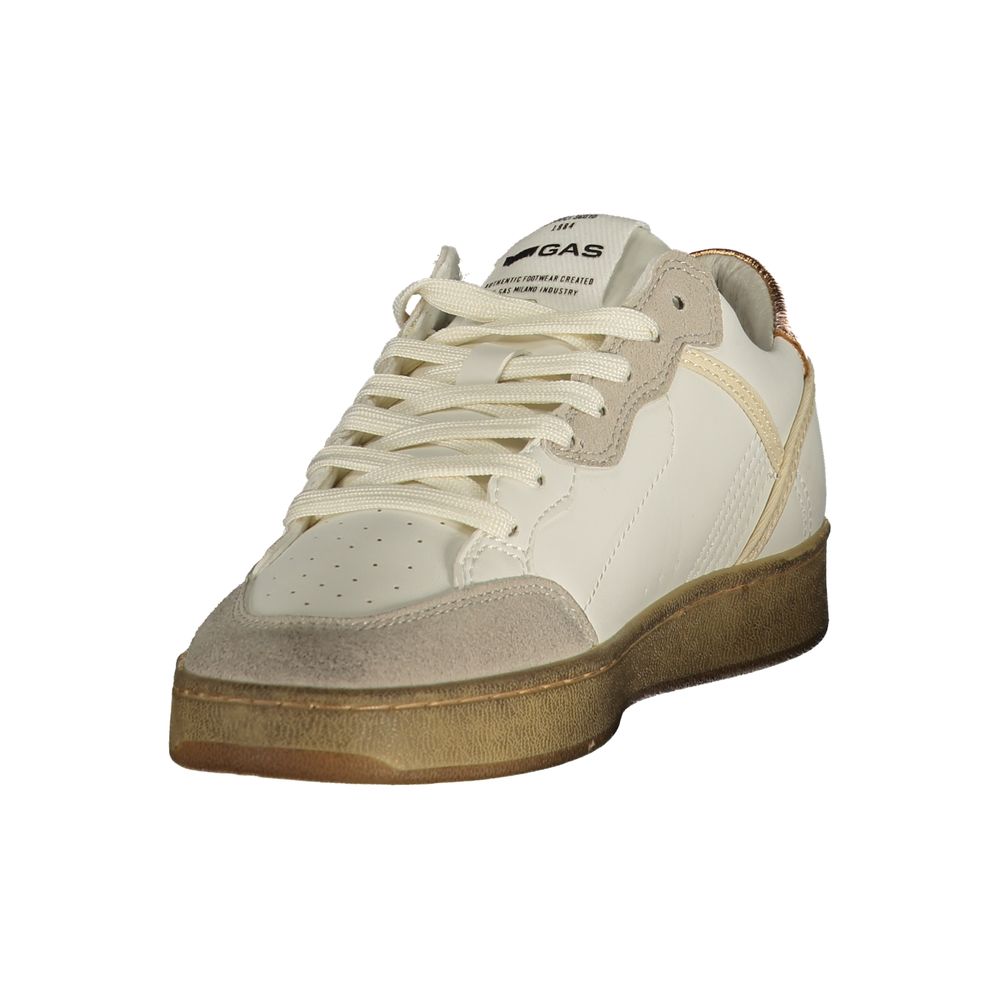Gas Bianco Poliuretano Donna Sneaker