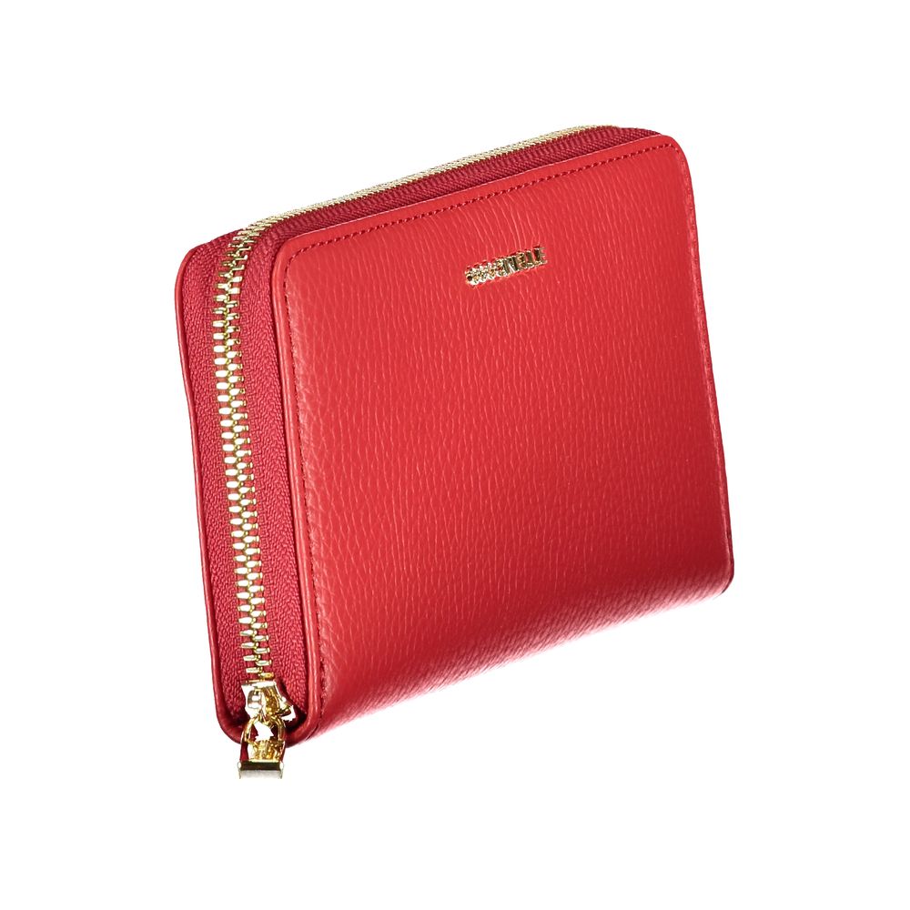 Coccinelle Red Leather Wallet - Sleek and Stylish