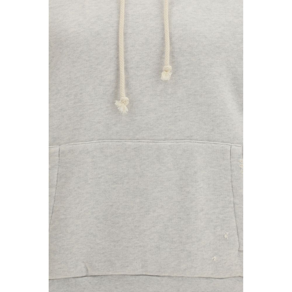 Golden Goose Gray Cotton Sweatshirt - Oversized Unisex Hooded Style