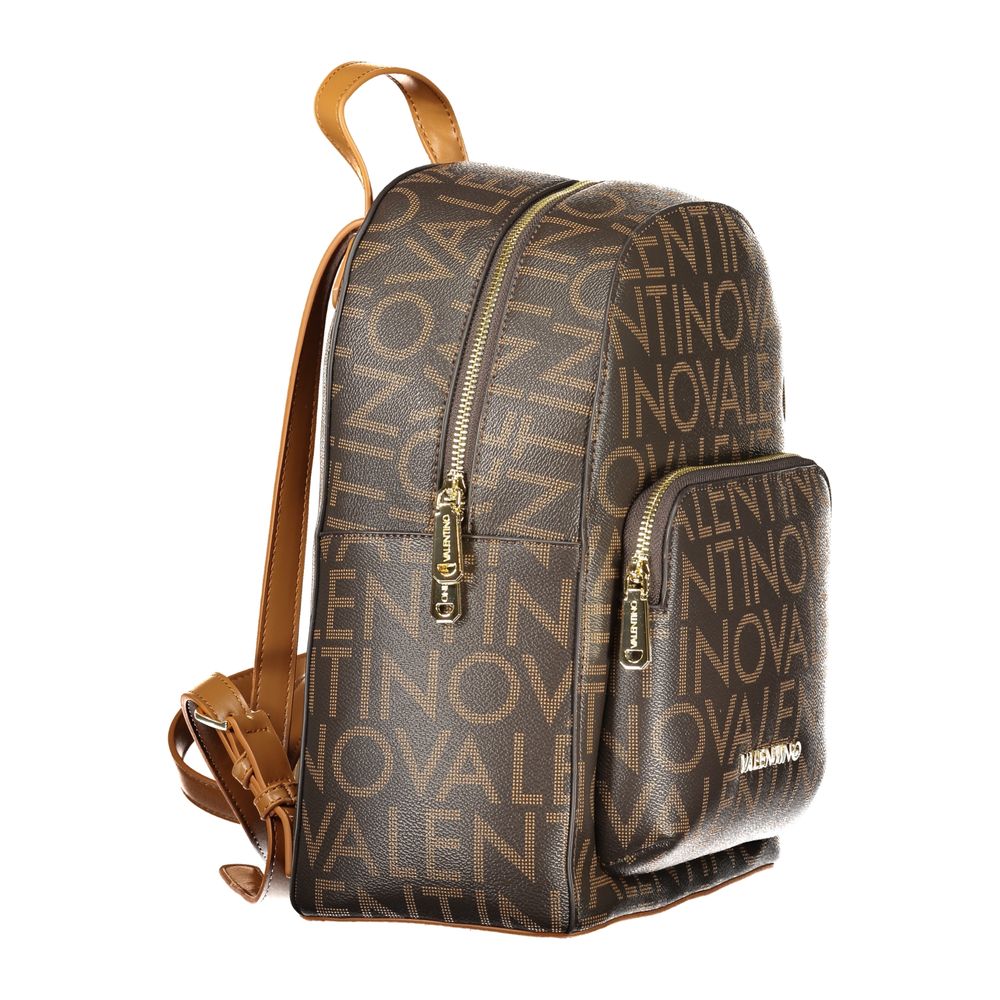 Mario Valentino Faux Leather Chic Green Backpack