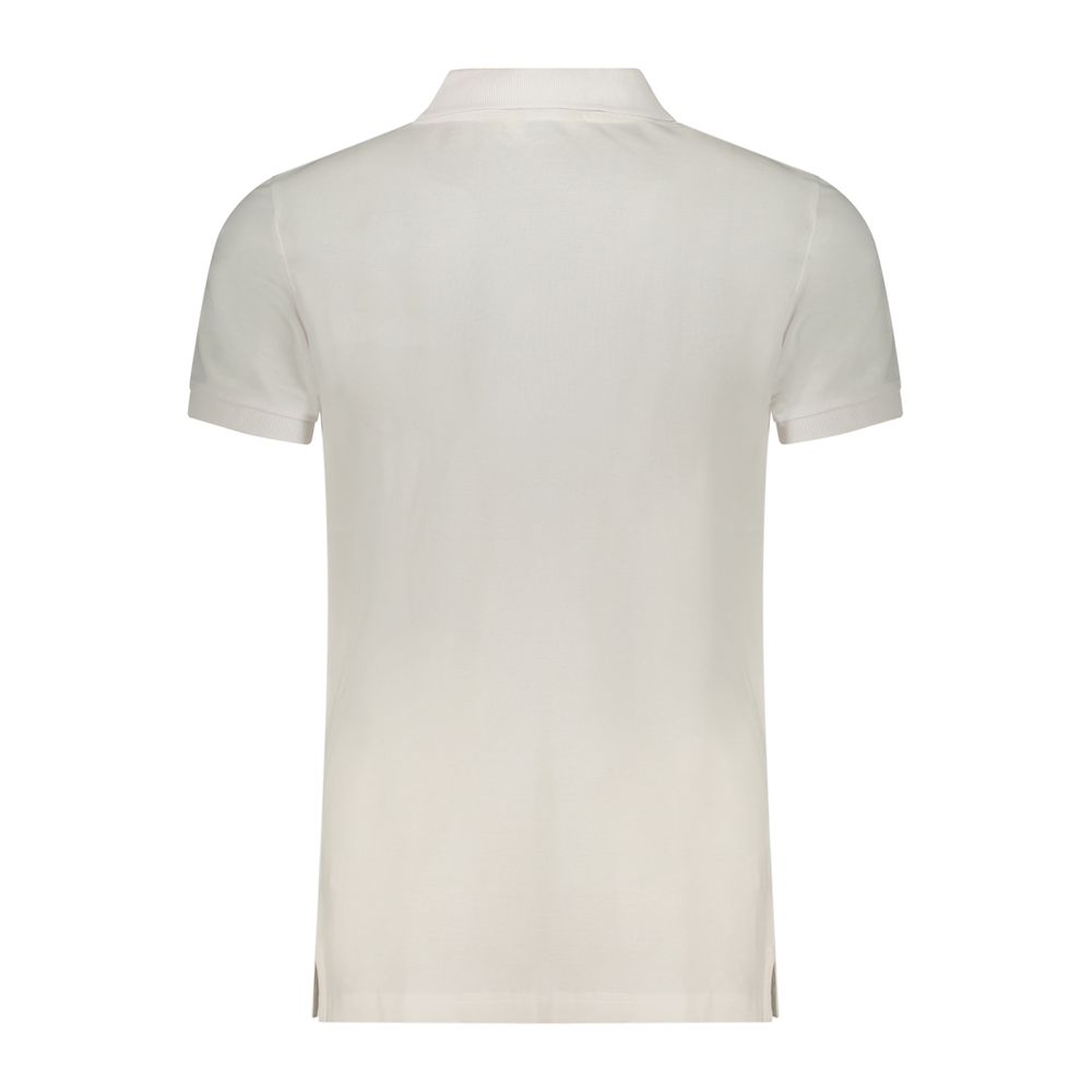 Ellesse Leonardo Polo Bianco 100% Cotone Men’s Polo Shirt