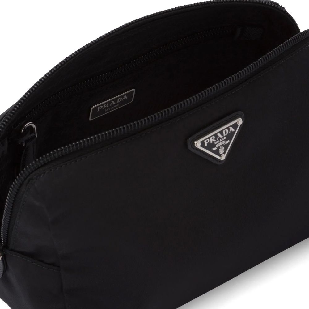 Prada Black Nylon Handbag: Refined Modern Elegance