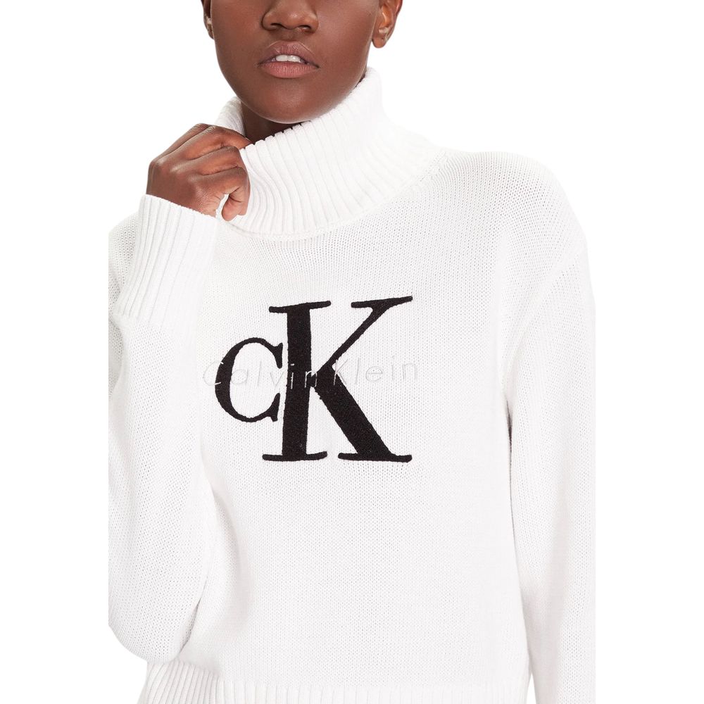 Calvin Klein Jeans Chenille Monologo SW LV047D354G Women's Sweater