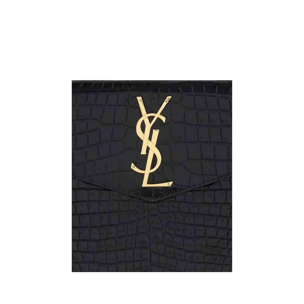 Saint Laurent Calfskin Uptown Pouch Bag