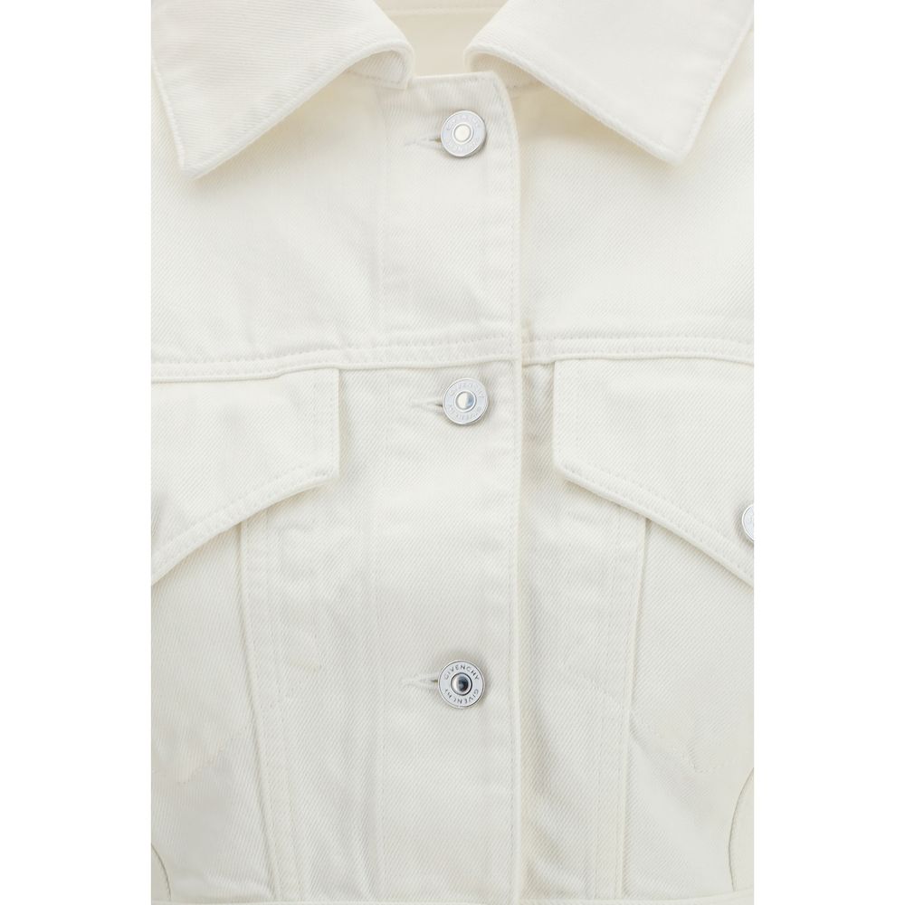 Givenchy Cocoon White Cotton Denim Jacket