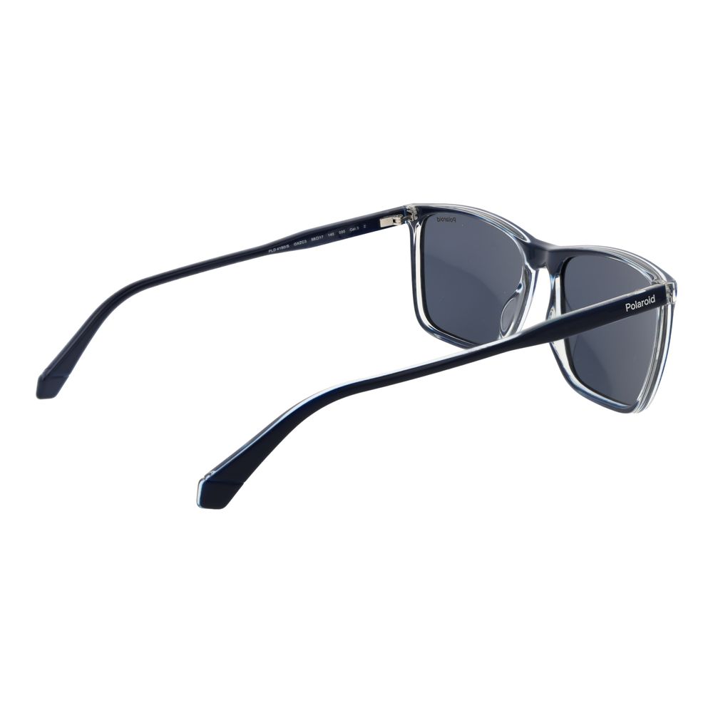 Polaroid Blue Sunglasses – Stylish Plastic Frame with Polarized Lenses
